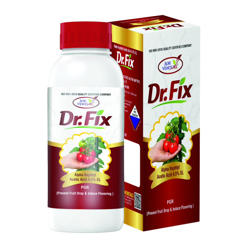 AGRIVENTURE DR. FIX (Alpha Naphtyl Acetic Acid 4.5% SL) Reliable Solution for Flower & Fruit Drop Control