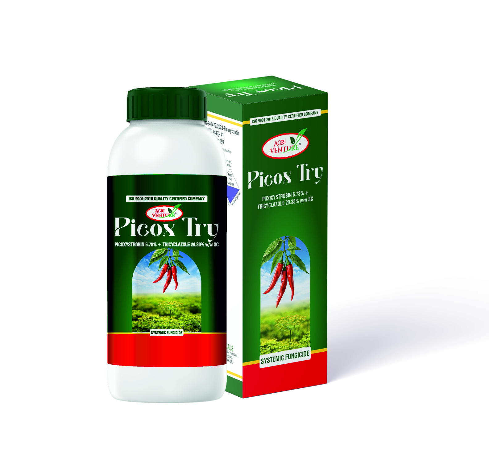 AGRIVENTURE PICOX TRY (Picoxystrobin 6.78% + Tricyclazole 20.33% SC) Fungicide